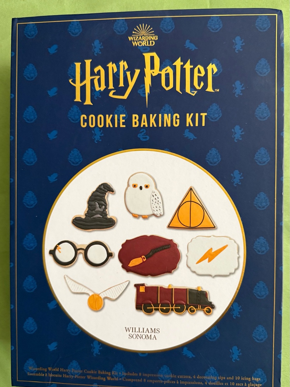 Williams Sonoma Harry Potter Cookie Baking Kit - Blue and Gold Accents NWOT